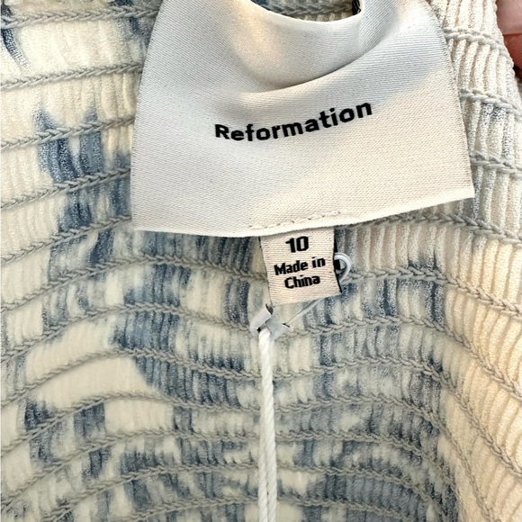 Reformation Floral Lace Trim Spaghetti Strap Top - Picture 6 of 7